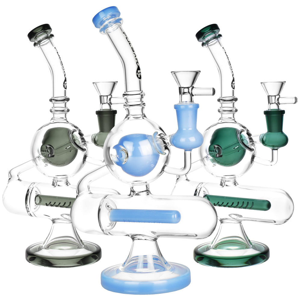 Pulsar Orb of Enlightenment Water Pipe – 9.75″/14mm F/Colors Vary