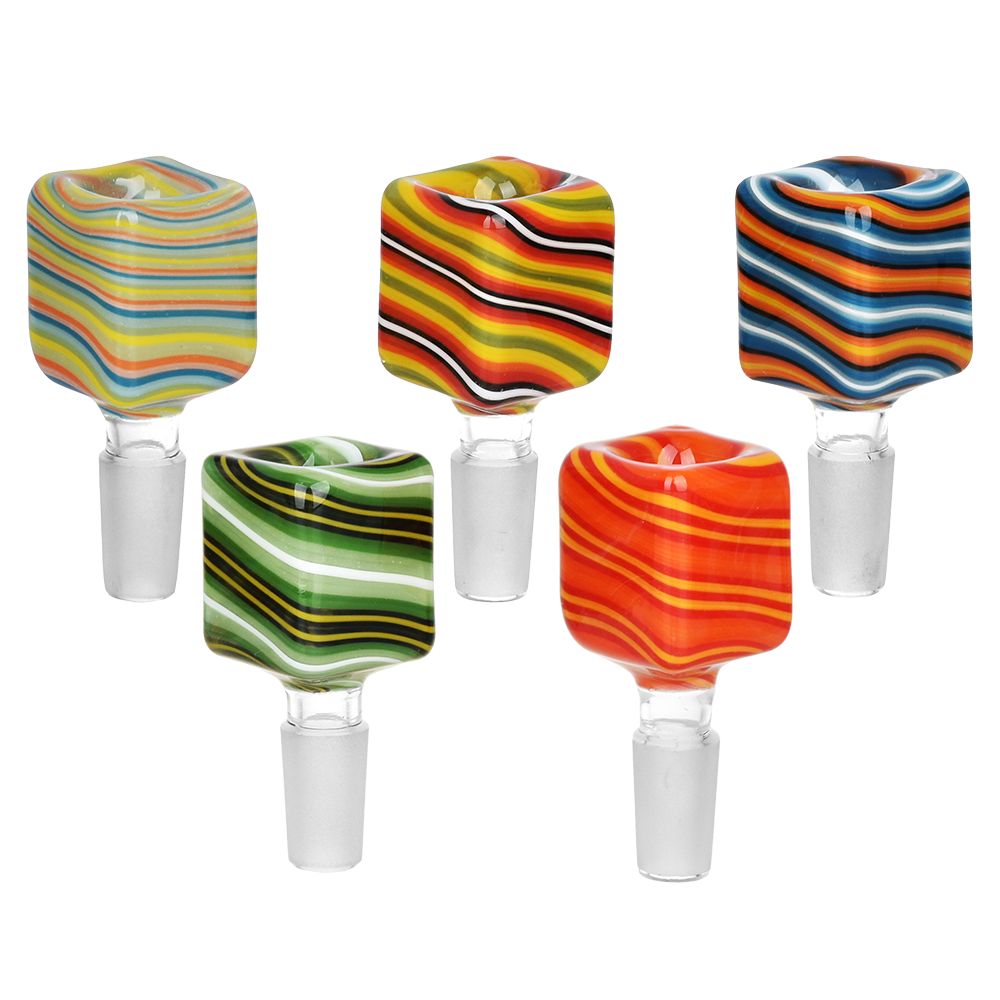 Retro-Glide Square Glass Herb Slide – 14mm M / 5ct