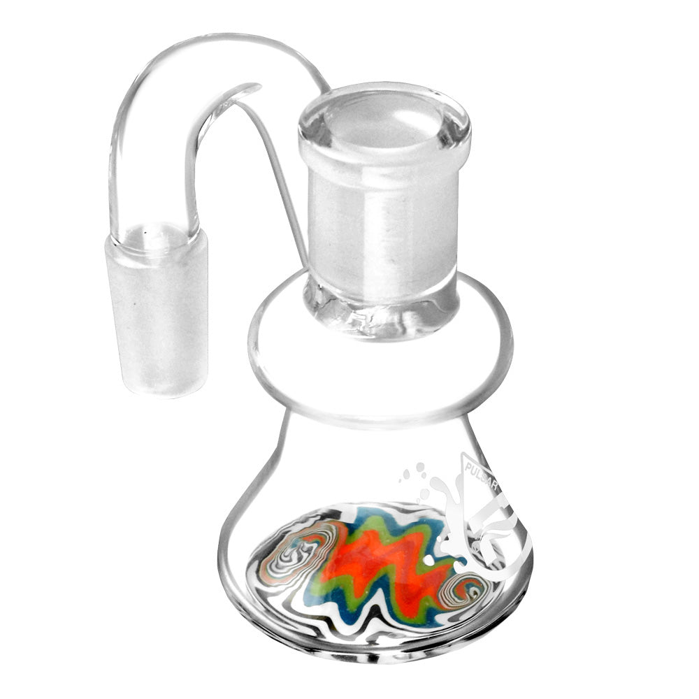 Pulsar Ash Catcher – Worked / 14mm Male / Colors Vary