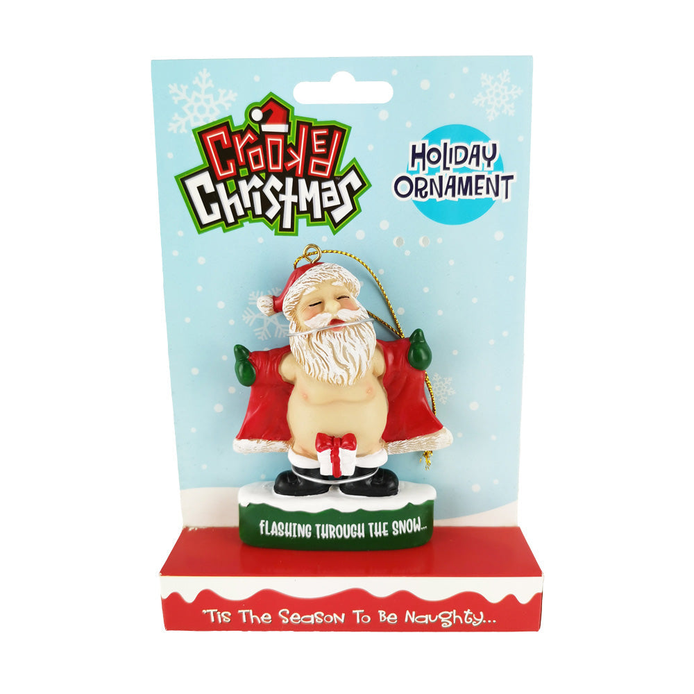 Crooked Christmas Ornament – Flashing Through The Snow