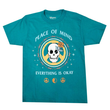 Peace of Mind Teal Cotton Tee Assortment - 6 Pack