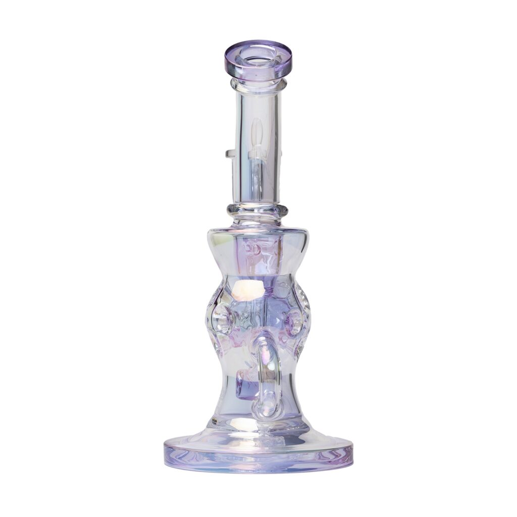Human Grade 8.5″ Swiss Incycler Glass Rig Recycler Water Pipe