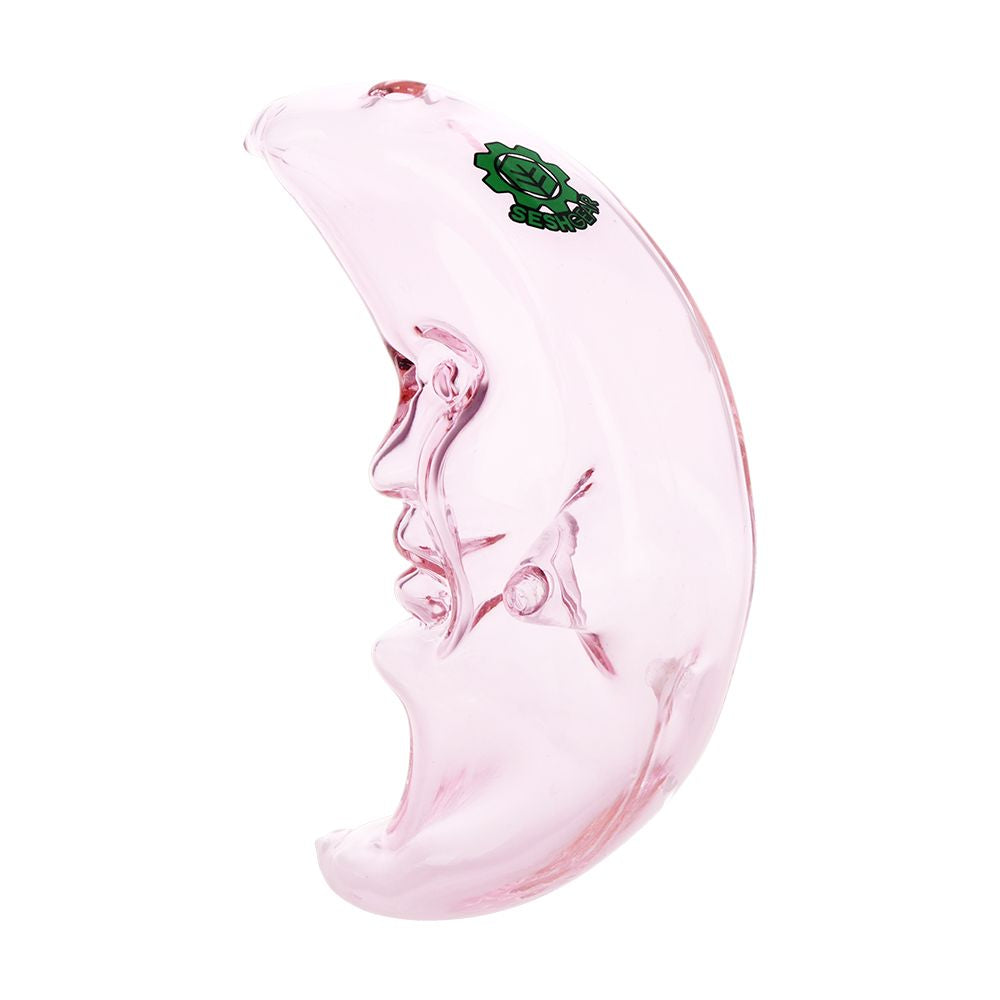 SeshGear Over the Moon Glass Hand Pipe – 3.75″