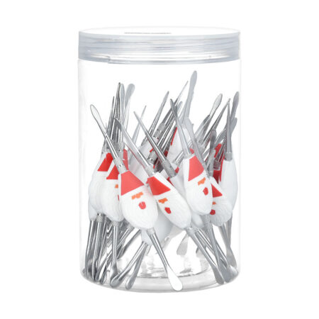 Santa Claus Stainless Steel Dab Tool – 4.5″ 30PC TUB