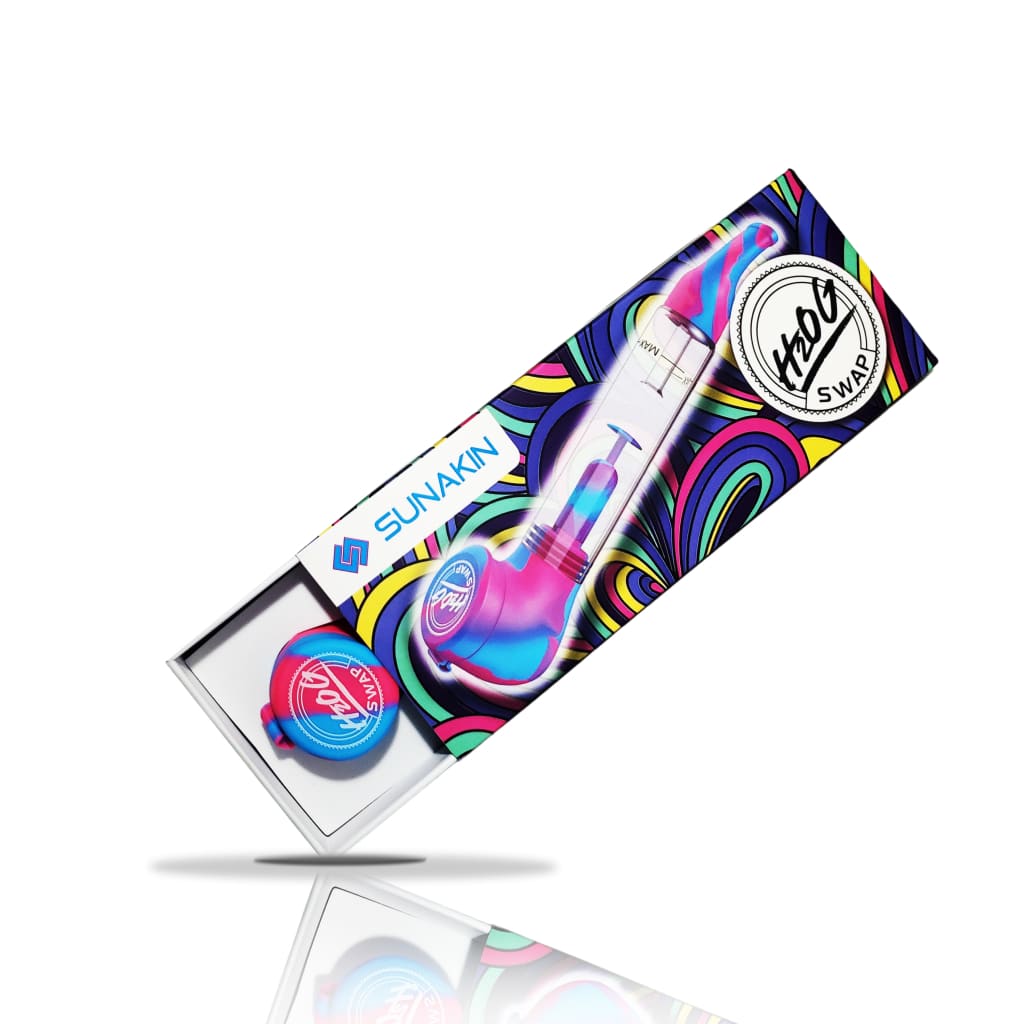 Sunakin H2og Sunpipe Water Pipe with Detachable Glass Bowl