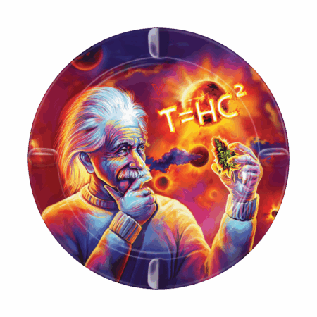 T=HC2 Einstein Solar Diesel Blazin' Ashtray Metal