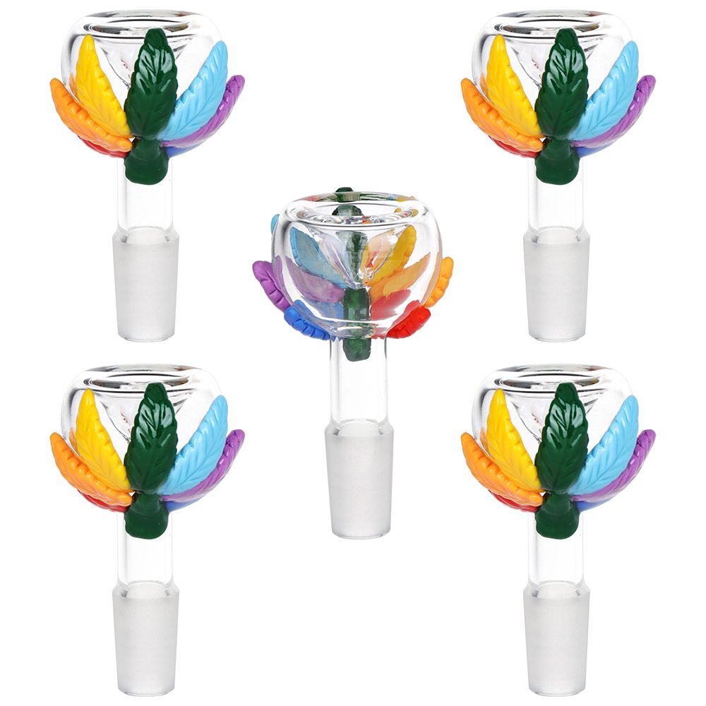 Pride Leaf Glass Herb Slide – 14mm M 5ct