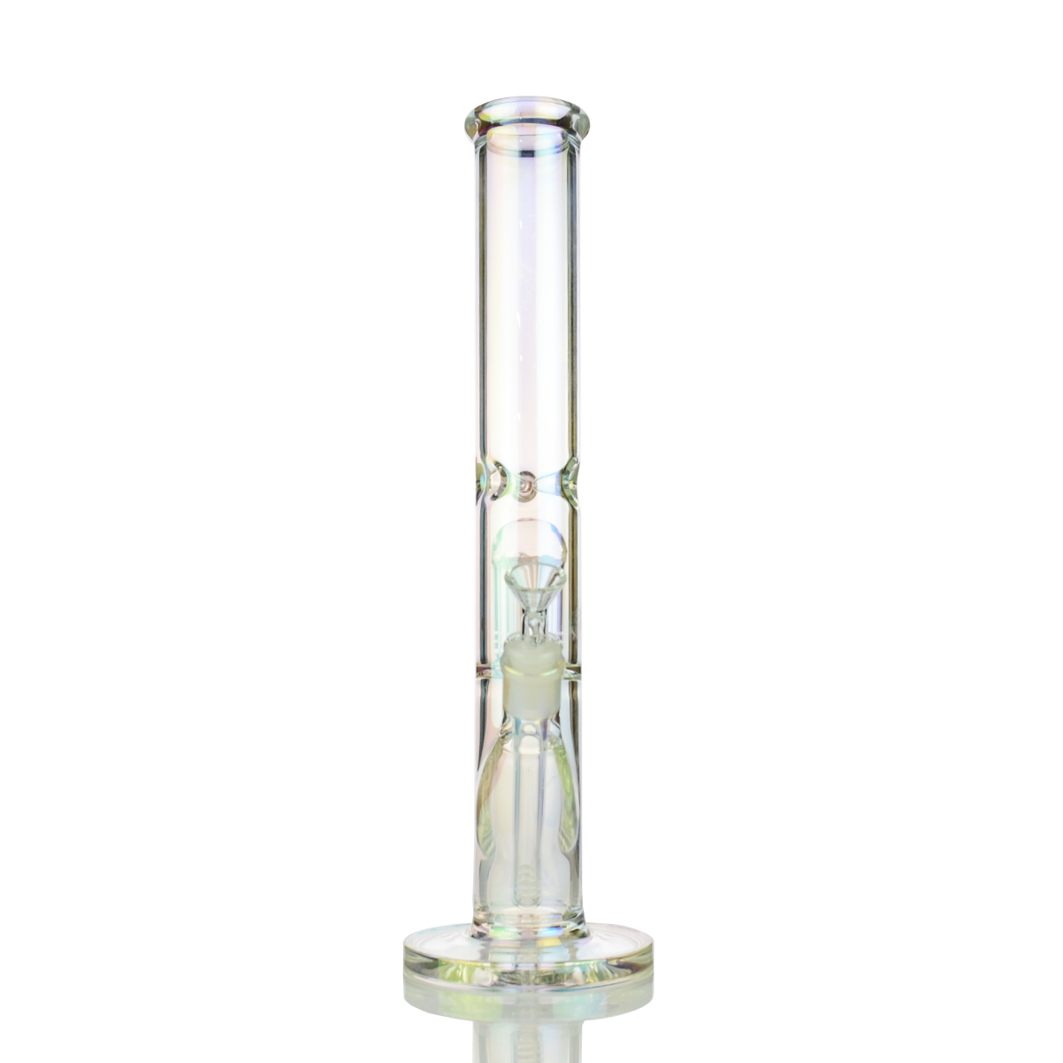 16-inch Electro Plated Glass Water Pipe with Percolator - Image 3