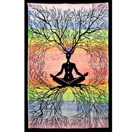 ThreadHeads Rooted Chakra Meditation Tapestry