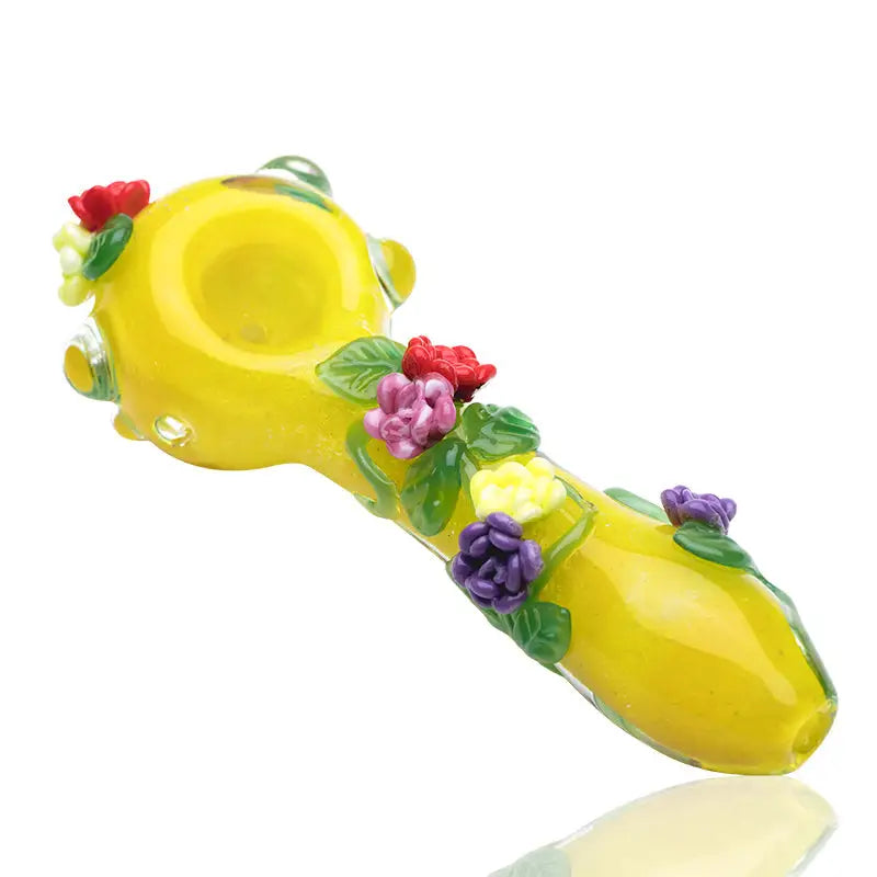Empire Glassworks Sunshine Garden Spoon Pipe in Borosilicate Glass