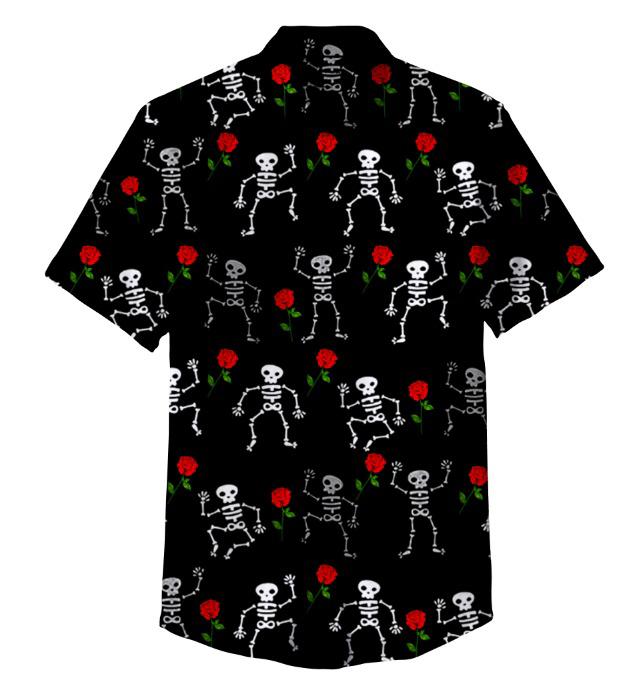 Festive Skeleton Black Shirt – Multi-Size Pack
