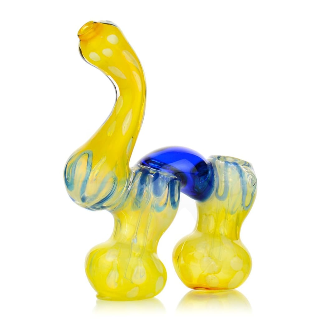 6 Bubbler Double Chamber Inside Twisting Glass Bong - Image 2