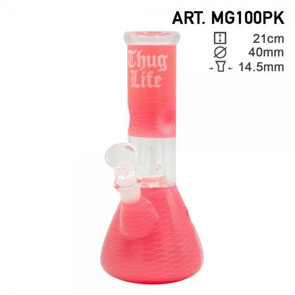 Thug Life | 8″ Pink Dream Water Pipe