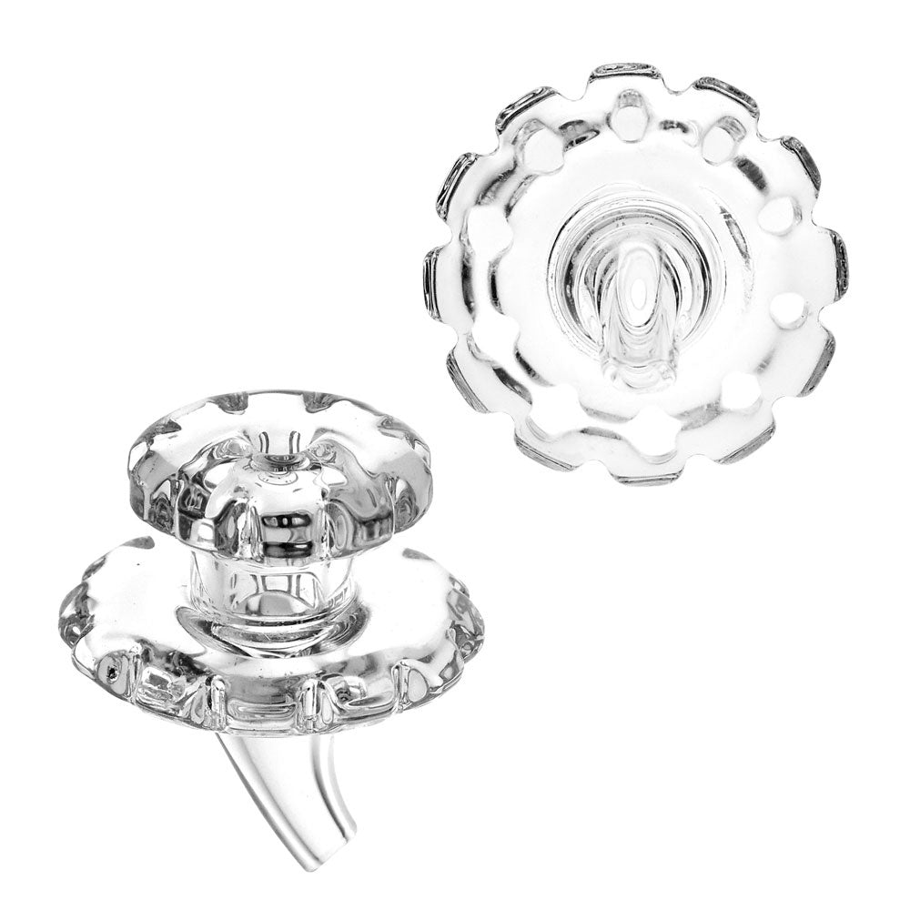 Glass Gear Carb Cap – 30mm / Clear