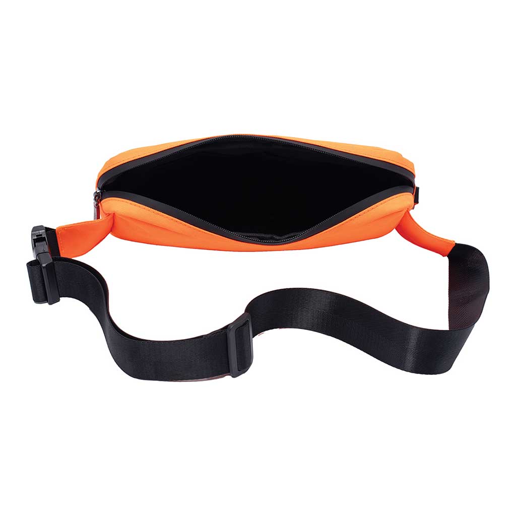 11.5IN X 5.5IN X 2IN SMELLPROOF SLING BAG - NEON ORANGE - Image 4