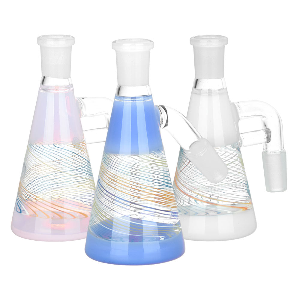 Candy Spiral Dry Ash Catcher | 4.25″ | 14mm | Colors Vary