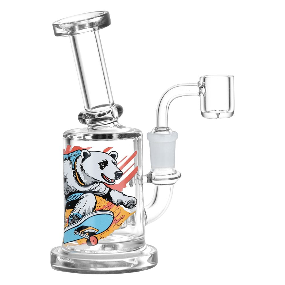 Sub-Zero Shredder Polar Bear Glass Dab Rig – 6.25″ / 14mm F