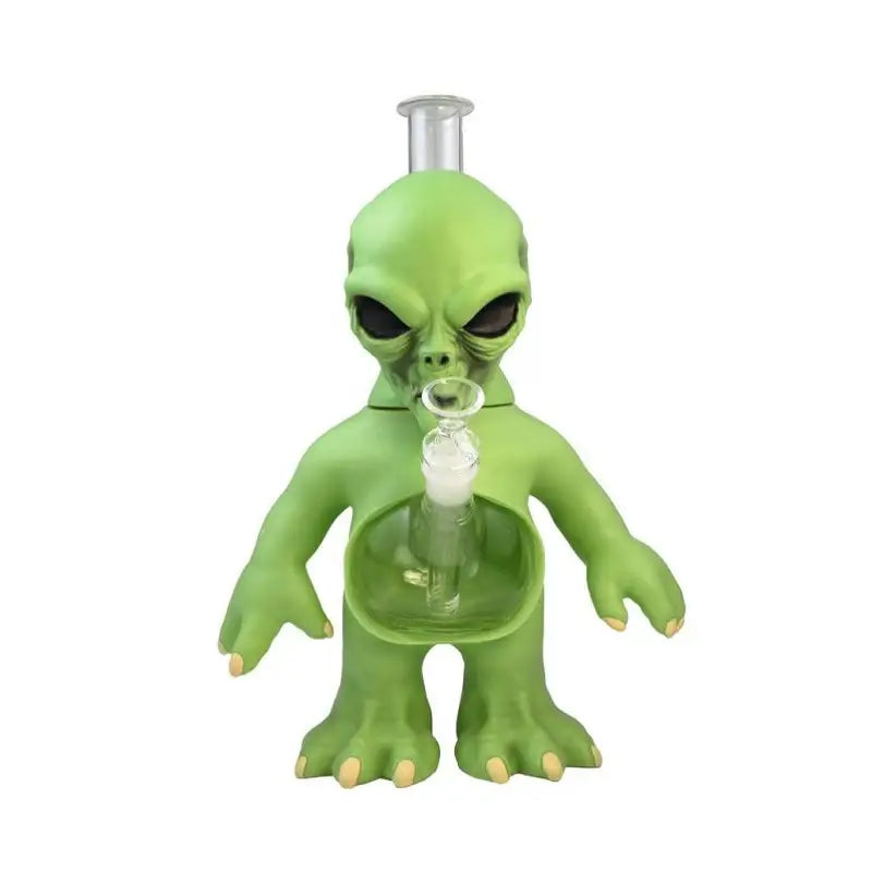 Smokerolla Vinyl Alien Water Pipe 12 Inch Sci-Fi Design