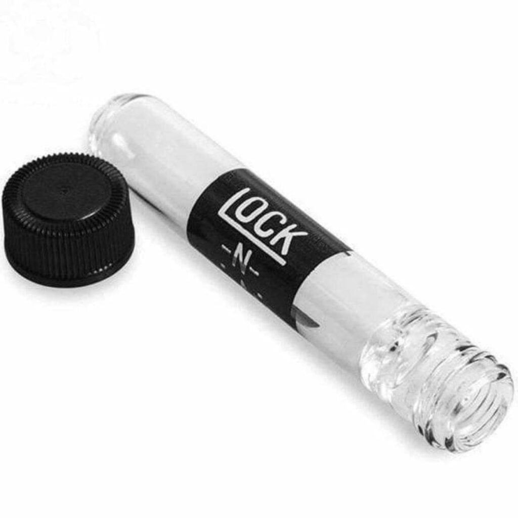 Lock-N-Load One-Hitter Glass Pipe and Chillum
