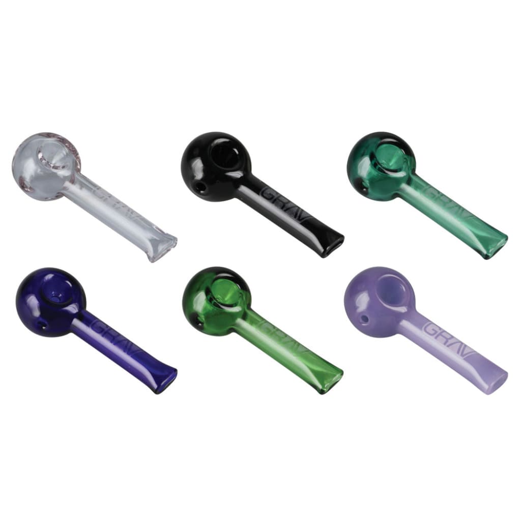 Grav Labs Pinch Spoon Glass Hand Pipe Assorted Colors