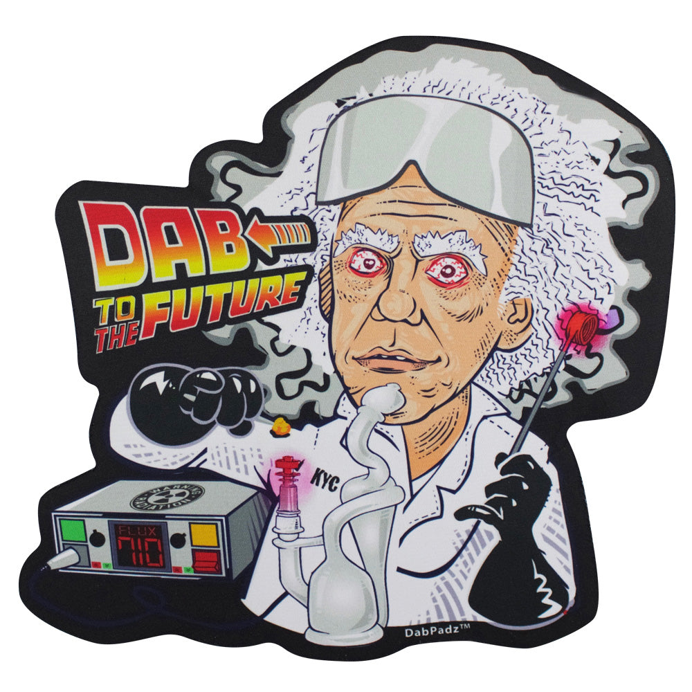 DabPadz – Die Cut Dab Mat – 10″ / Dab to the Future