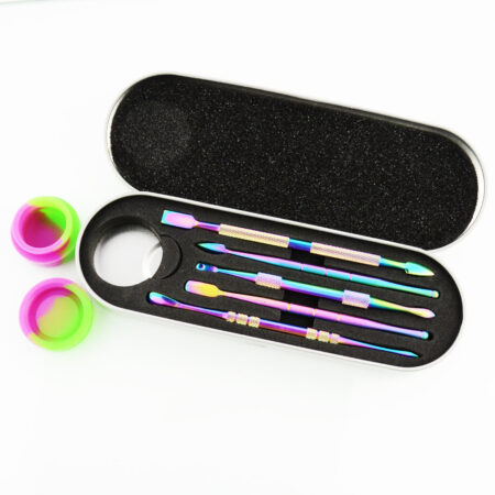 Vibrant Rainbow Metal Dabber Tool Set