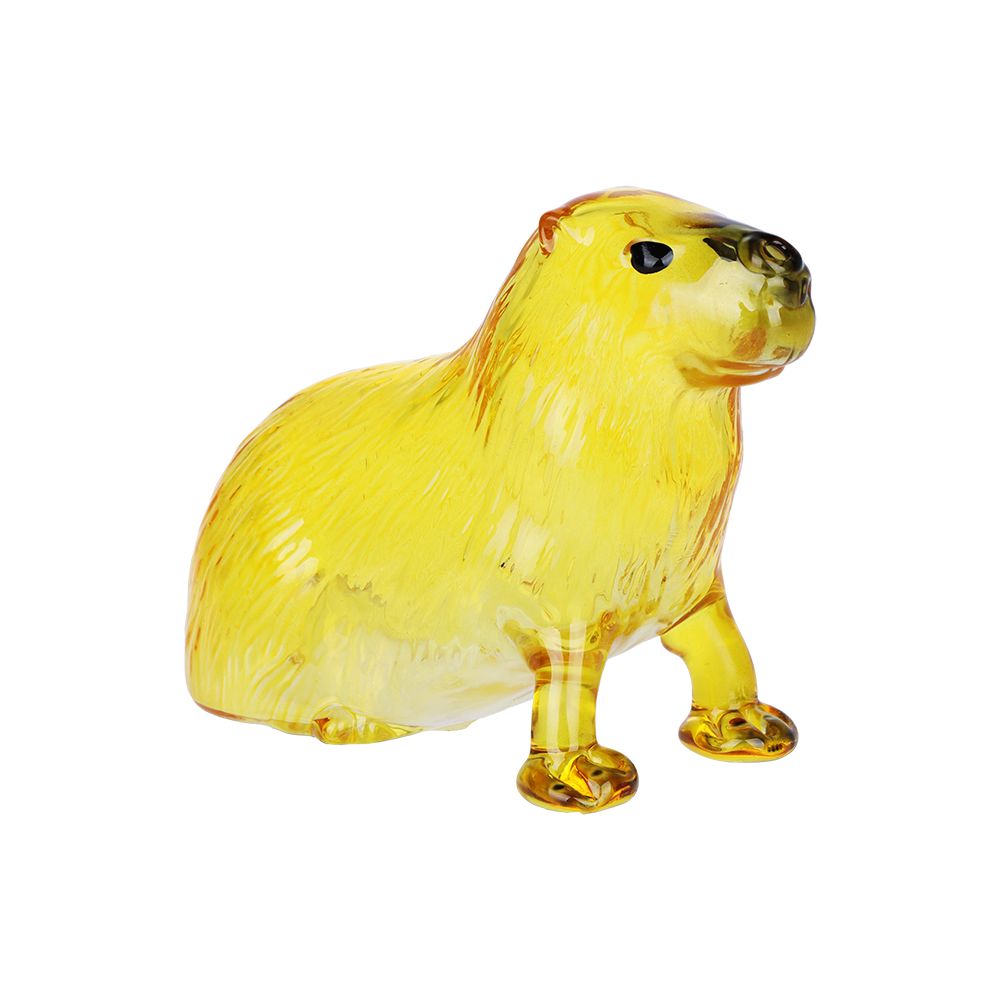 Capybara Glass Hand Pipe – 5″