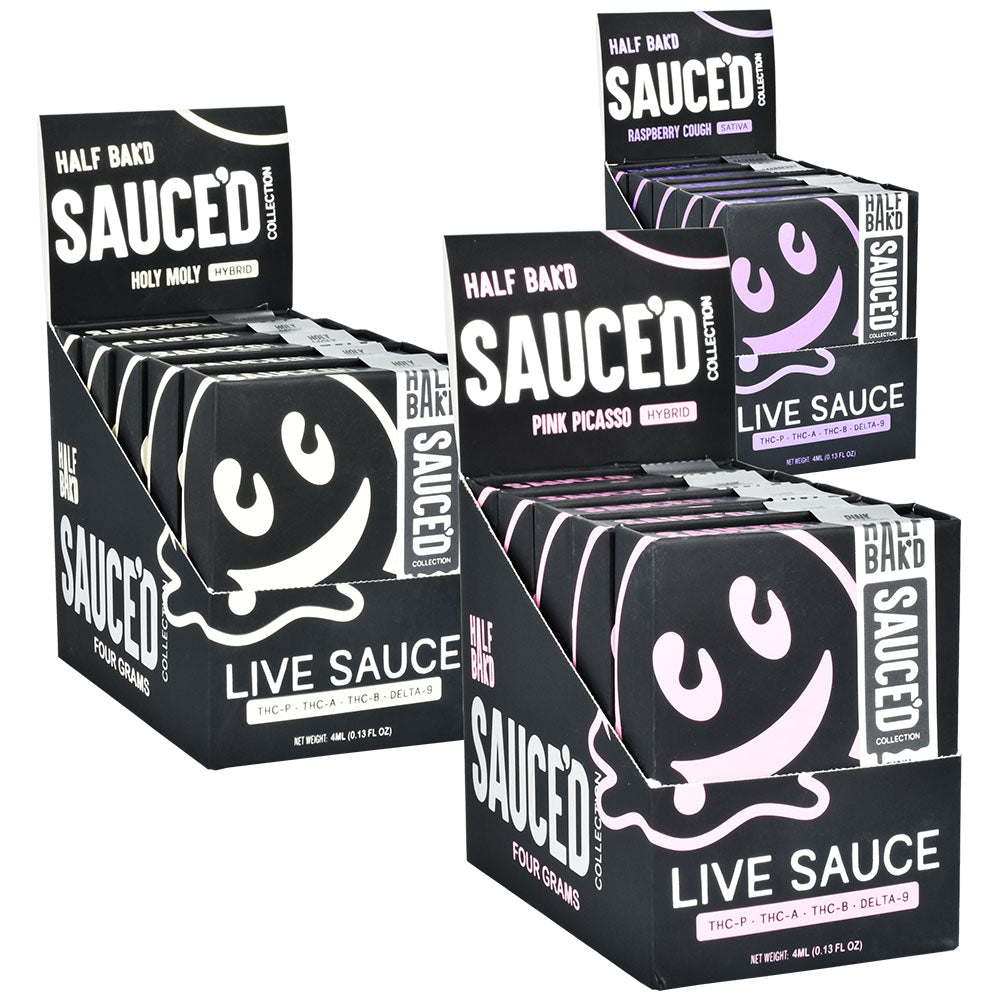 Half Baked x Sauce’d THCA Disposable Vape | 4g | 5pc Display