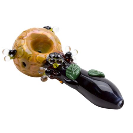 Empire Glassworks Beehive Spoon Pipe - Intricate Lampwork