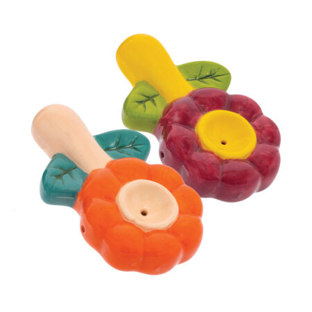 Wacky Bowlz Flower Ceramic Pipe | 3.5"