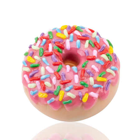 Empire Glassworks Pink Sprinkle Donut Hand Pipe