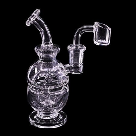 Mini Fab Egg Direct Inject Rig 5.5 Inch Bent Neck Perc Dab Rig