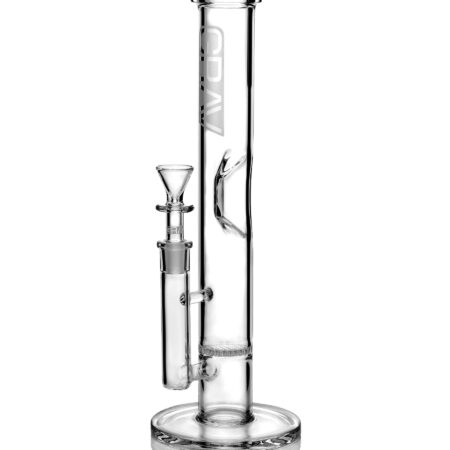 GRAV® Medium, Clear Straight Base w/ Disc Water Pipe