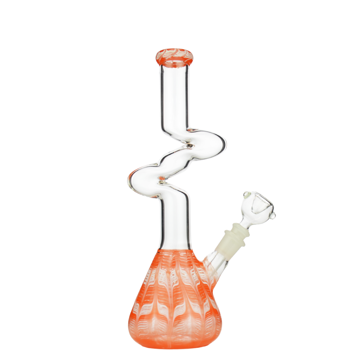 Artistic 12-Inch Zong Water Pipe with 14mm Bowl - Image 5