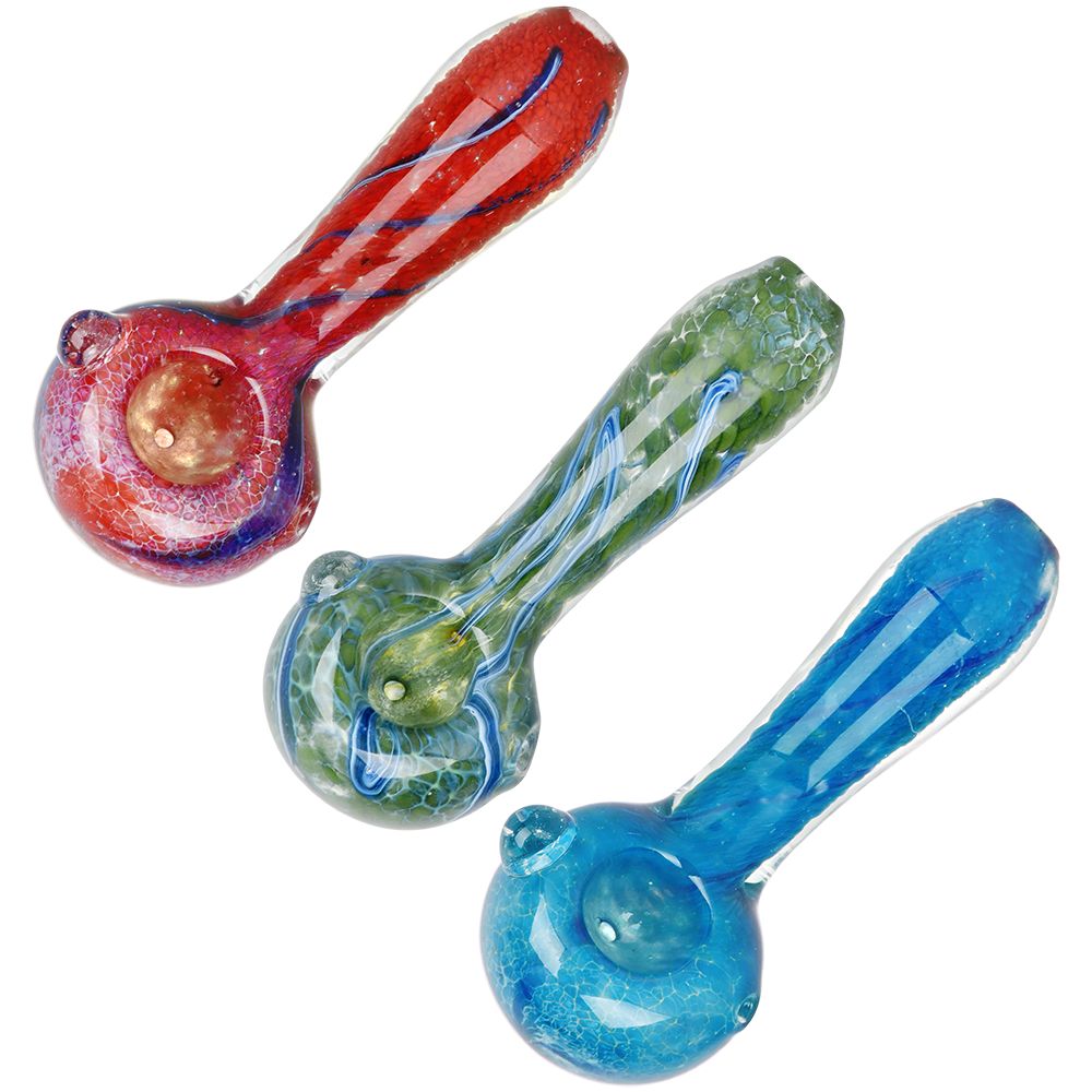 Ethereal Rivulet Spoon Pipe – 3.5″ / Colors Vary