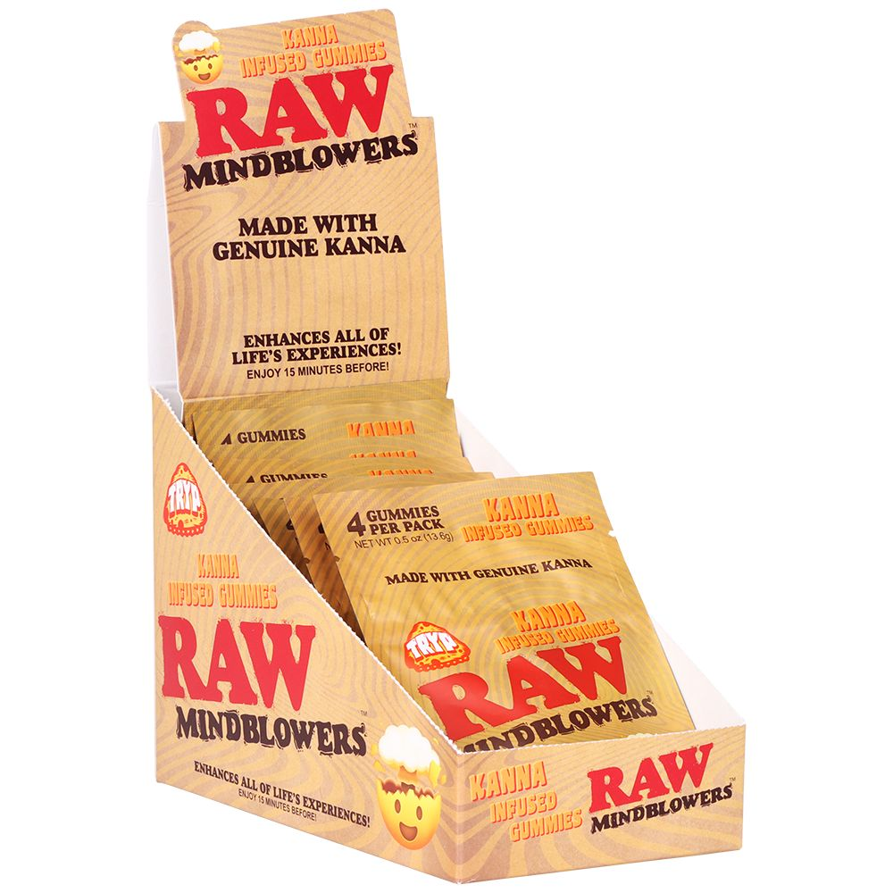 8PK DISPLAY RAW Mindblower Kanna Infused Gummies – 4pc