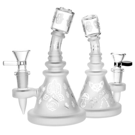 Pulsar Frosted Swift Hitter Water Pipe -6"/14mm F/Styles Vary