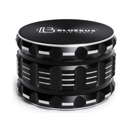 GA 4-Piece Aluminum Herb Grinder – 2.5-Inch Mid-Size | BlueBus Fine Tools