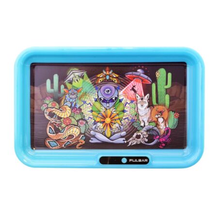 Pulsar Psychedelic Desert Glow LED Rolling Tray