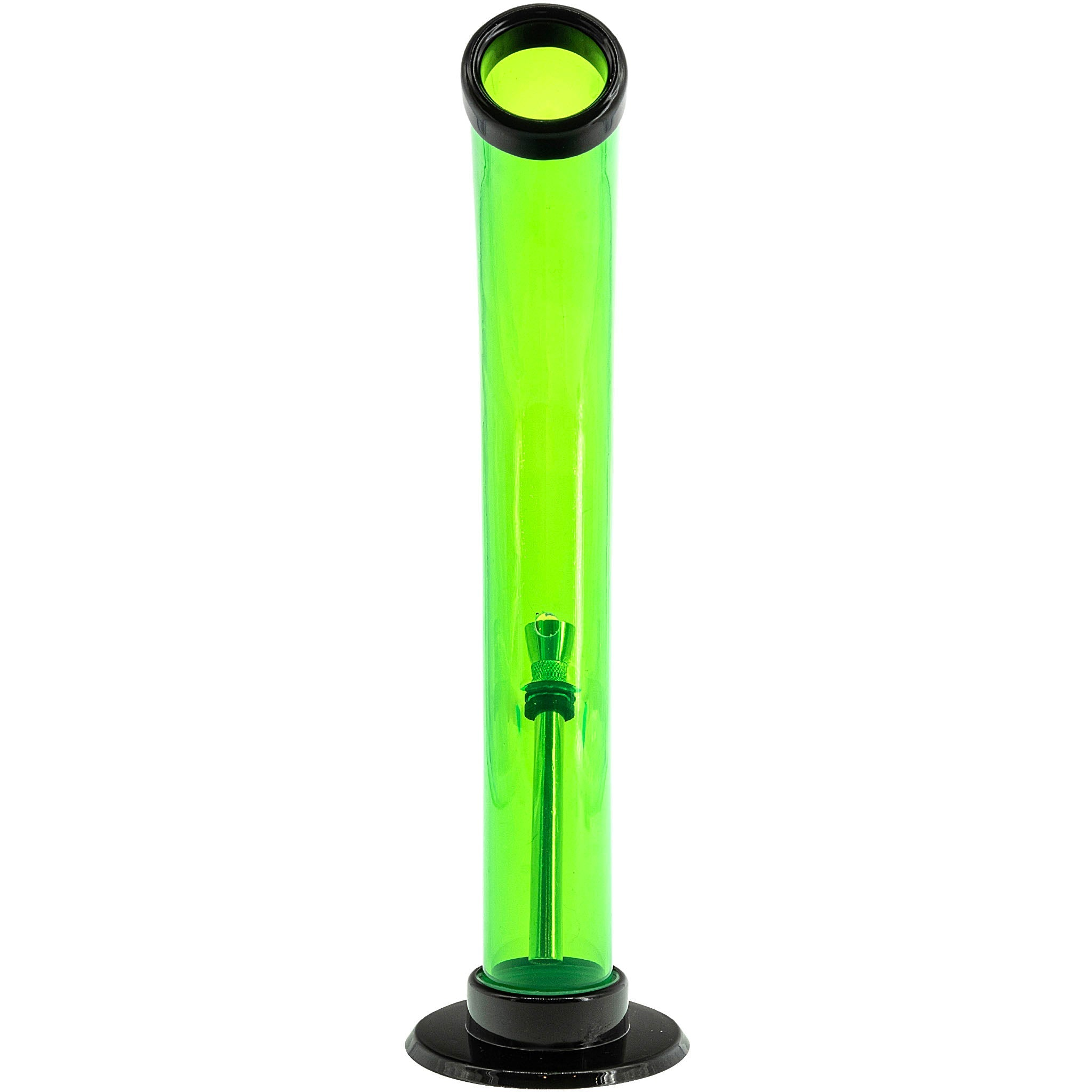 Acrylic Curved Tube Bong 10'' - Image 2