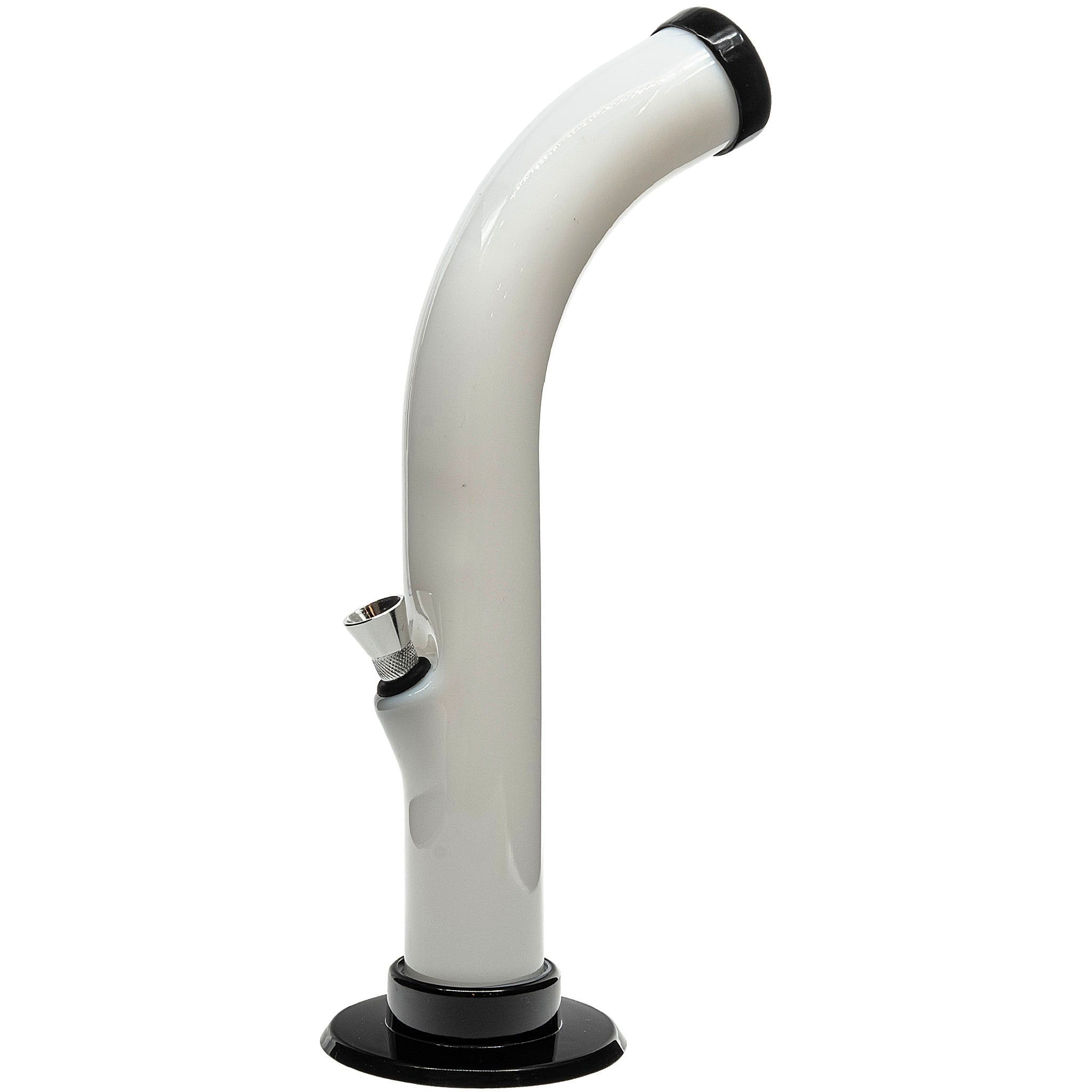 Acrylic Curved Tube Bong 10'' - Image 23
