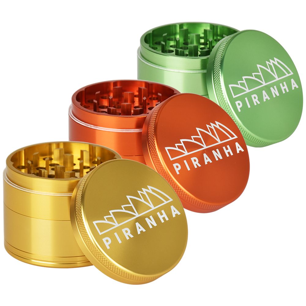 Piranha Pollinator Aluminum Grinder | 4pc | 2.2″