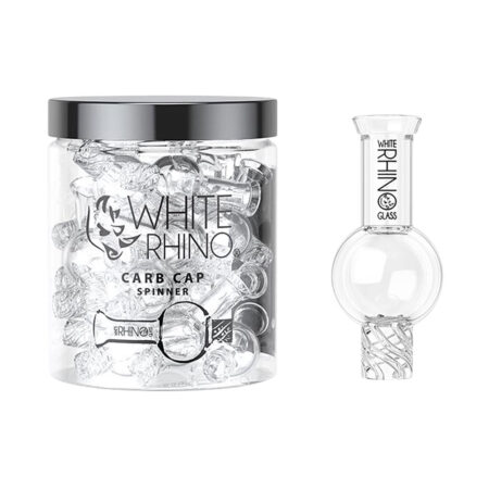 White Rhino Glass Spinner Carb Cap – 27mm 15pcs