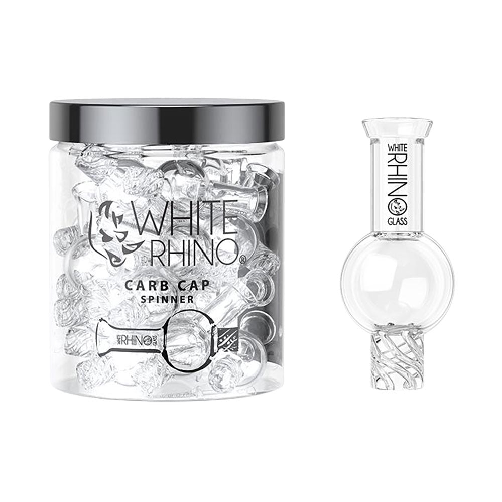 White Rhino Glass Spinner Carb Cap – 27mm 15pcs