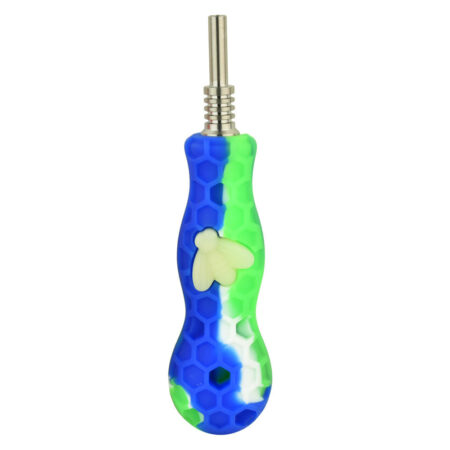 Glow Bee Silicone Dab Straw