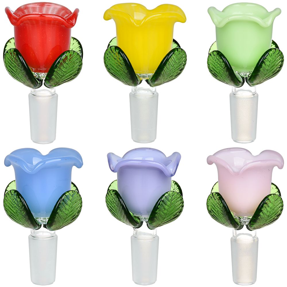 Colorful Roses Herb Slide – 14mm M / 6ct