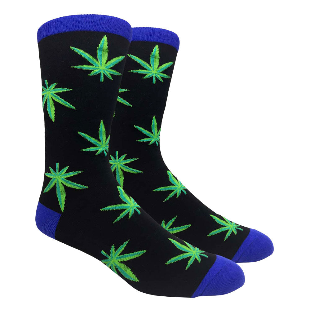 FineFit Novelty Socks | Plant Life Hemp Leaves