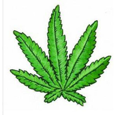 Hemp Leaf Patch 3.5″