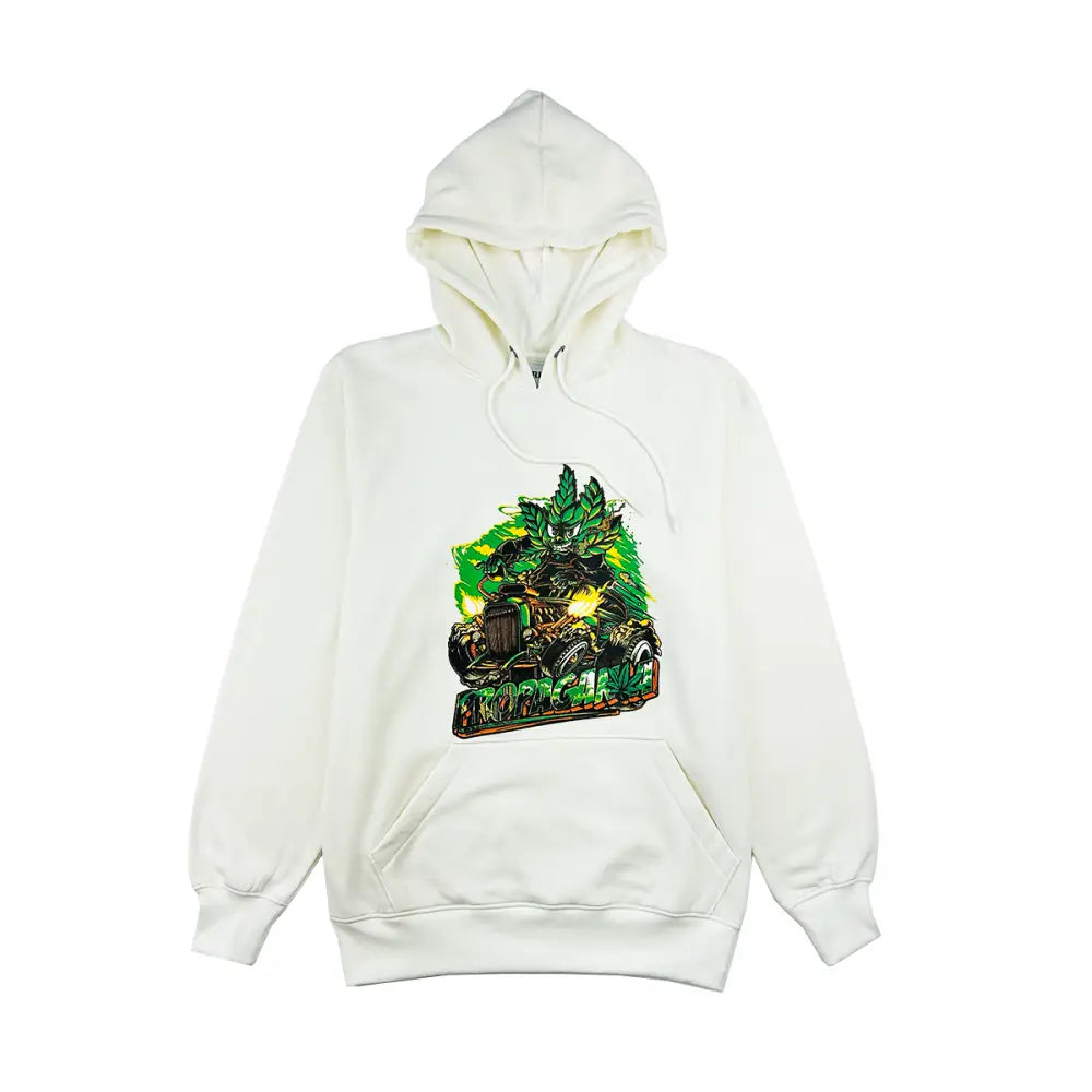 Propaganda Hoodie: 100% Polyester Silk Screen Design