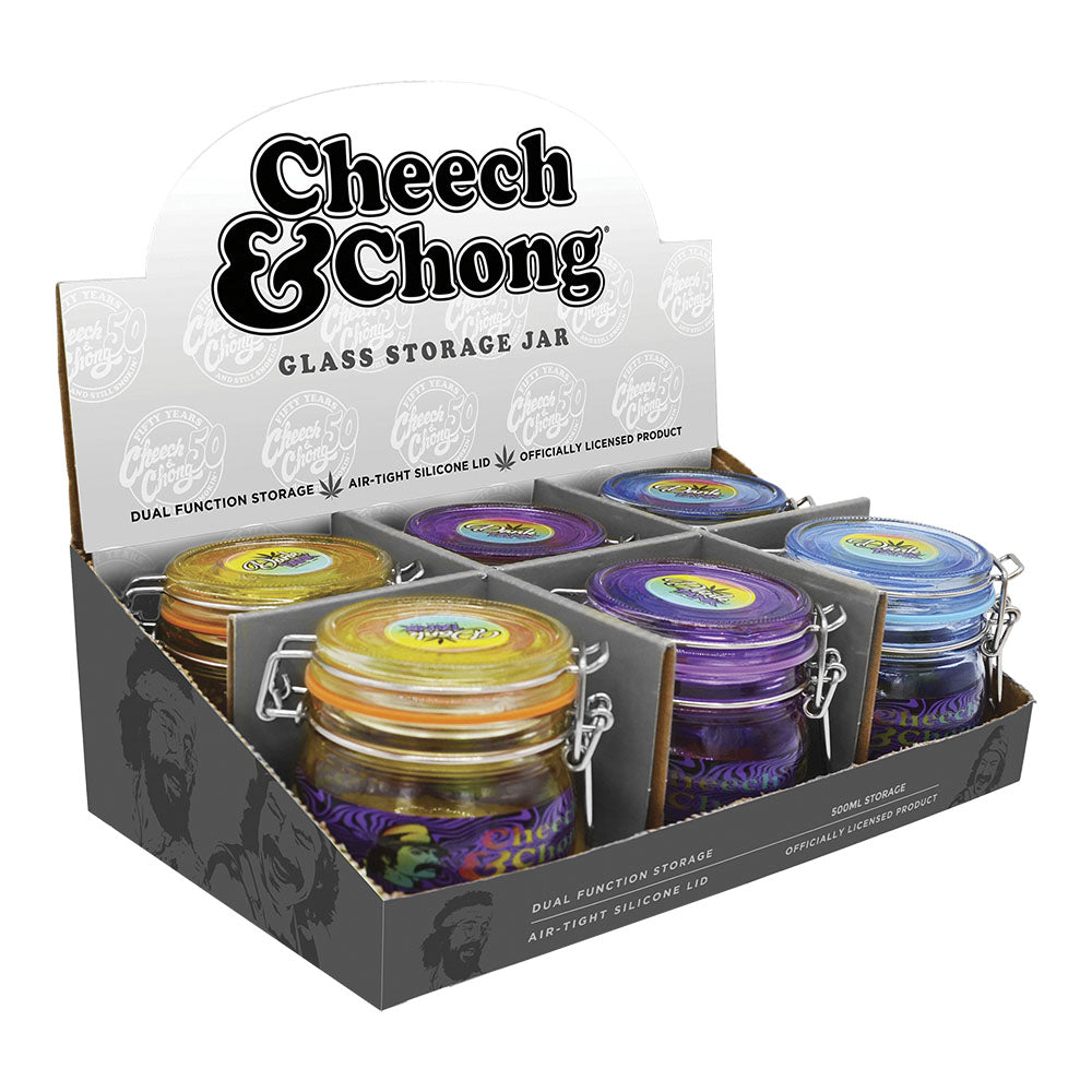 Cheech & Chong Dank Tank Airtight Glass Jar – 150mL/ 6pcs